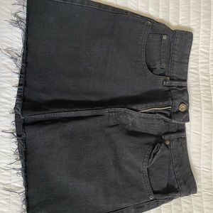 Black Denim Zara Skirt